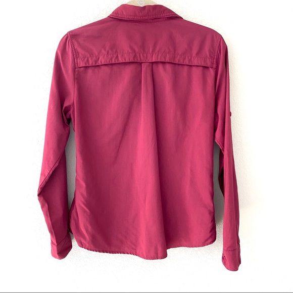 REI Burgundy Women’s Long Sleeve Shirt - Picture 2 of 9